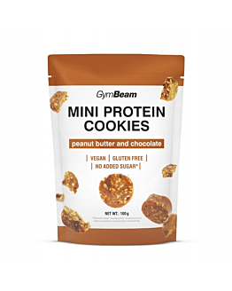 GymBeam Mini Ciastka Proteinowe Czekolada z Masłem Orzechowym 100 g
