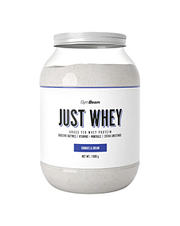 GymBeam Just Whey Odżywka białkowa w proszku 1000 g Cookies & Cream