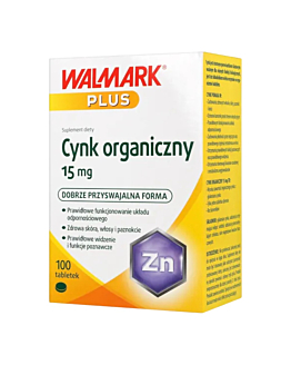Walmark Cynk 15 mg Tabletki, 100 szt.