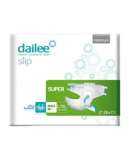 Dailee Slip Premium Super Pieluchomajtki Rozmiar L/XL 30 Sztuk