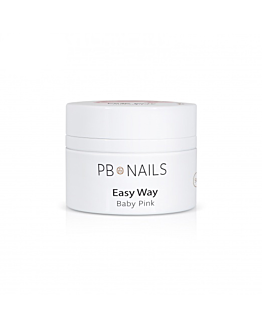 PB Nails Żel budujący Easy Way Baby Pink 50g