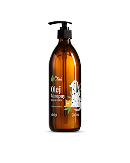 Olini Olej konopny dla zwierząt 500 ml