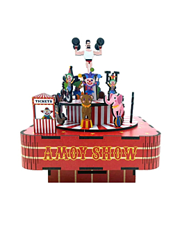 Habarri Miniaturowa pozytywka DIY - Magiczny świat cyrku