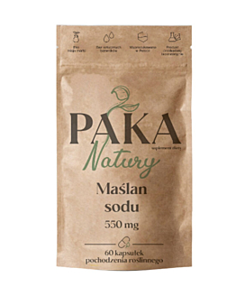 Paka Natury Maślan sodu 550 mg 60 kapsułek
