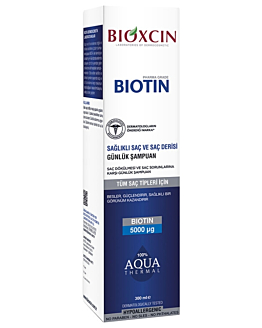 Bioxcin Aqua Szampon do włosów z biotyną i wodą termalną