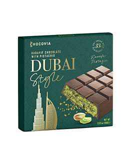 Chocovia Dubai Chocolate Czekolada mleczna z nadzieniem pistacjowym