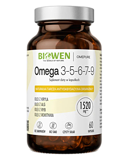 Biowen Omega 3-5-6-7-9 60 kapsułek
