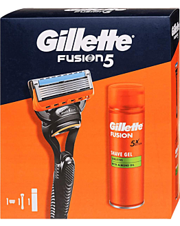 Gillette Zestaw podarunkowy (Maszynka do golenia dla mężczyzn Fusion)