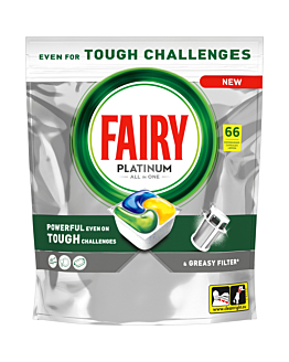 Fairy Platinum Lemon Kapsułki do zmywarki, 66 szt. 