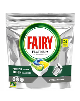 Fairy Platinium Lemon Capsule per lavastoviglie, 28 pz