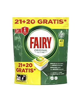 Fairy Tabletki do zmywarki All-in-one Lemon, 41 szt.