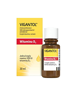 Vigantol 20 000 j.m./ml Krople doustne, 30 ml