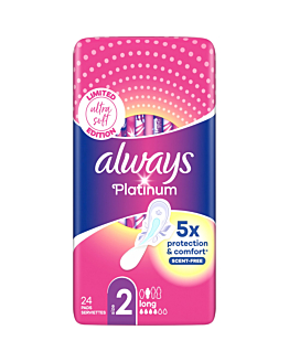 Always Ultra Platinum Scent Free Podpaski higieniczne, 24 szt.