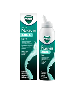 Vicks Nasivin Aqua Soft Spray do nosa, 120 ml