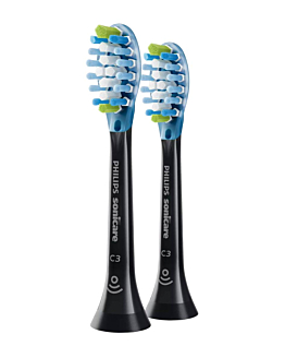 Philips Sonicare C3 Premium Plaque Defense HX9042/33 Końcówki czarne, 2 szt.