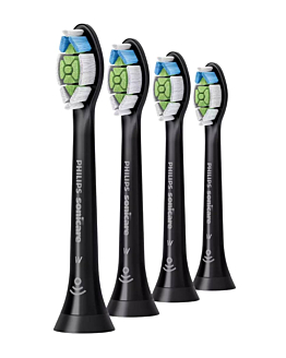 Philips Sonicare Końcówki Optimal White Czarne Hx6064/11
