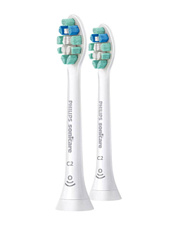 Philips Sonicare C2 Optimal Plaque Defence HX9022/10 Końcówki białe, 2 szt.