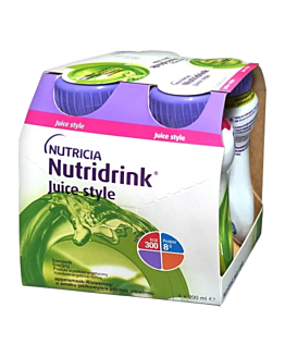 Nutridrink Juice Style o smaku jabłkowym Płyn doustny 4x200 ml
