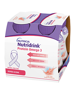 Nutridrink Protein Omega 3, Doustny preparat odżywczy, Rześki smak mango-brzoskwinia
