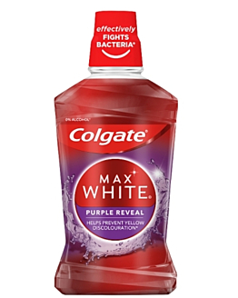 Colgate Płyn do płukania jamy ustnej Max White Purple Reveal 