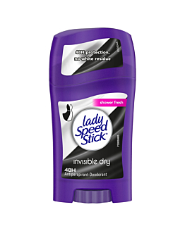 Lady Speed Stick, Deodorante in stick, 24/7 Invisible