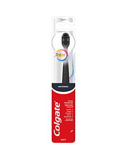 Colgate Total Whitening Charcoal Soft Single Szczoteczka do zębów 