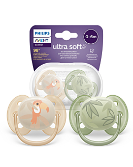 Avent Smoczek Ultra Soft 0-6, neutral
