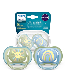 Avent Ciuccio Ultra Air 0-6 m, unisex 2 pz