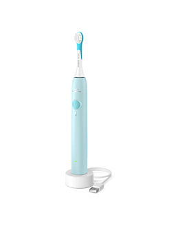 Philips Sonicare For Kids Szczoteczka soniczna HX6500/03 jasnoniebieska, 1 szt. + naklejki