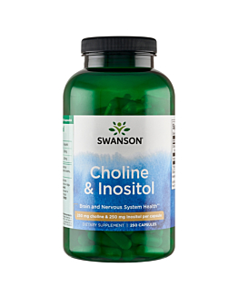 Swanson Cholina i Inozytol Kapsułki. 250 szt.