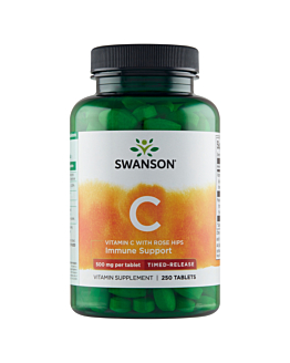 Swanson  Witamina C 500 Z RH przed. dział., tabletki 250 szt.