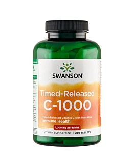Swanson Witamina C 1000 z RH przedł. dział. Tabletki 250 szt.