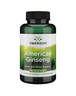 Swanson American Giseng 550 mg, kapsułki 100 szt.