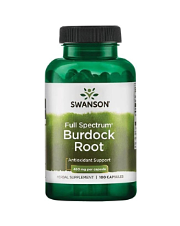 Swanson Full Spectrum Burdock Root 460 mg Kapsułki, 100 szt.