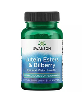 Swanson Luteina Estry + Borówka Kapsułki, 120 szt.