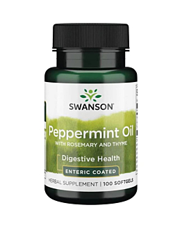 Swanson Peppermint Oil Combination Kapsułki, 100 szt.
