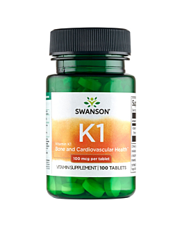 Swanson Witamina K1 100 MCG, tabletki 100 szt.