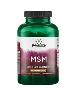 Swanson MSM Truflex 1500 mg Tabletki, 120 szt.