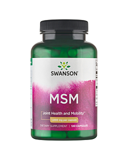 Swanson MSM 1000 mg Kapsułki, 120 szt.