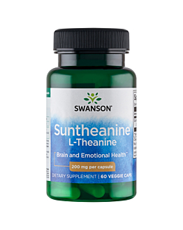 Swanson Suntheanine L-teanina 200 mg Kapsułki, 60 szt.