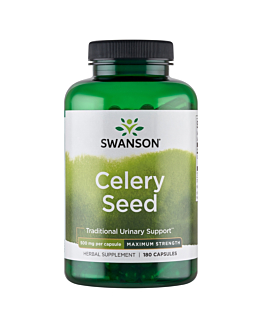 Swanson Celery Seed (Seler) 500 mg Kapsułki, 180 szt.