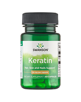 Swanson Keratin Kapsułki, 60 szt.