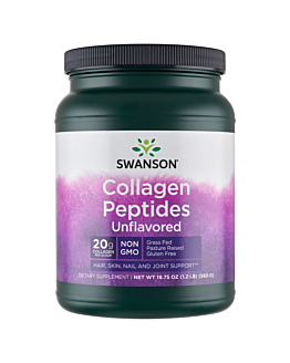 Swanson Peptydy kolagenowe Smak naturalny Proszek, 560 g