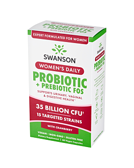Swanson Women S Daily Probiotic + Prebiotic, kapsułki 60 szt.