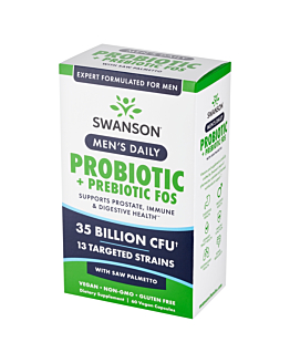 Swanson Men’s Daily Probiotic + Prebiotic Kapsułki, 60 szt.