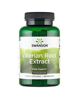 Swanson Valerian Root Extract Standardized, kapsułki, 120 szt.
