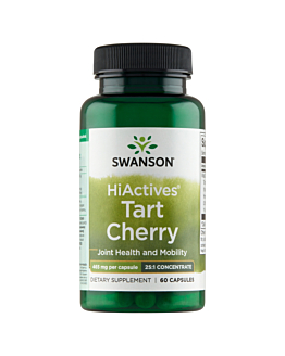 Swanson HiActives Tart Cherry 465 mg Kapsułki, 60 szt.