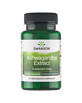 Swanson Ashwagandha Extract 550 mg Kapsułki, 60 szt.