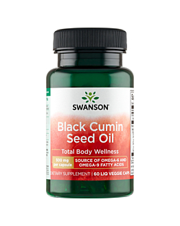 Swanson Olej z czarnego kminku 500 mg Kapsułki, 60 szt.