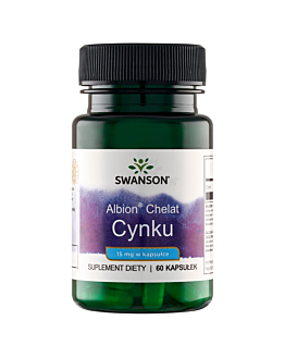 Swanson Albion Chelat Cynku Kapsułki, 60 szt.